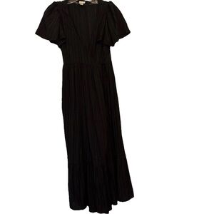 a new day Black Wrap Maxi Dress